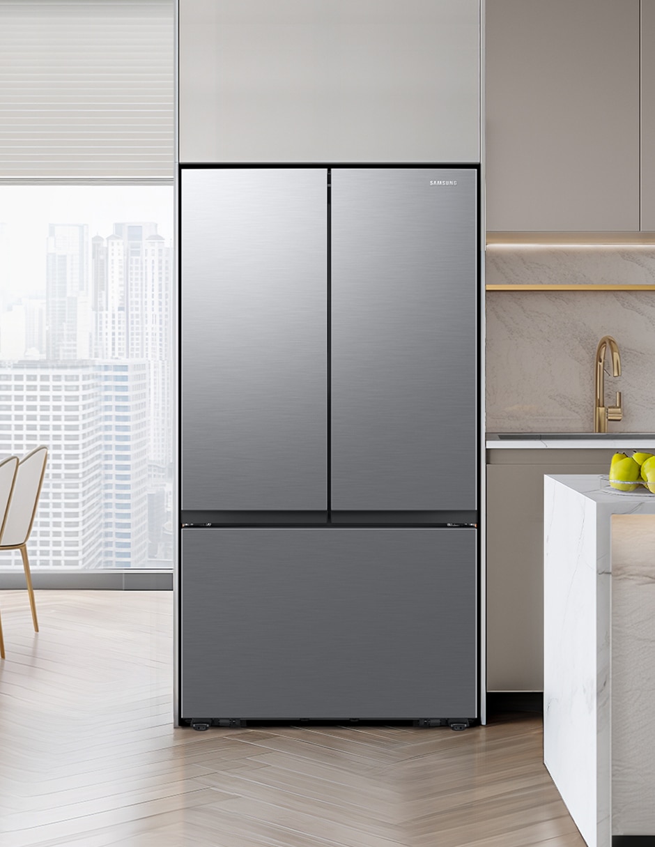 Refrigerador french door Samsung 32 pies tecnología inverter RF32CG5A10S9EM