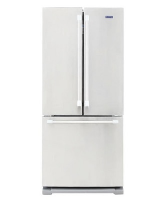 Refrigerador french door Maytag 20 pies cúbicos no frost y fábrica de hielo MMFF2055ERM