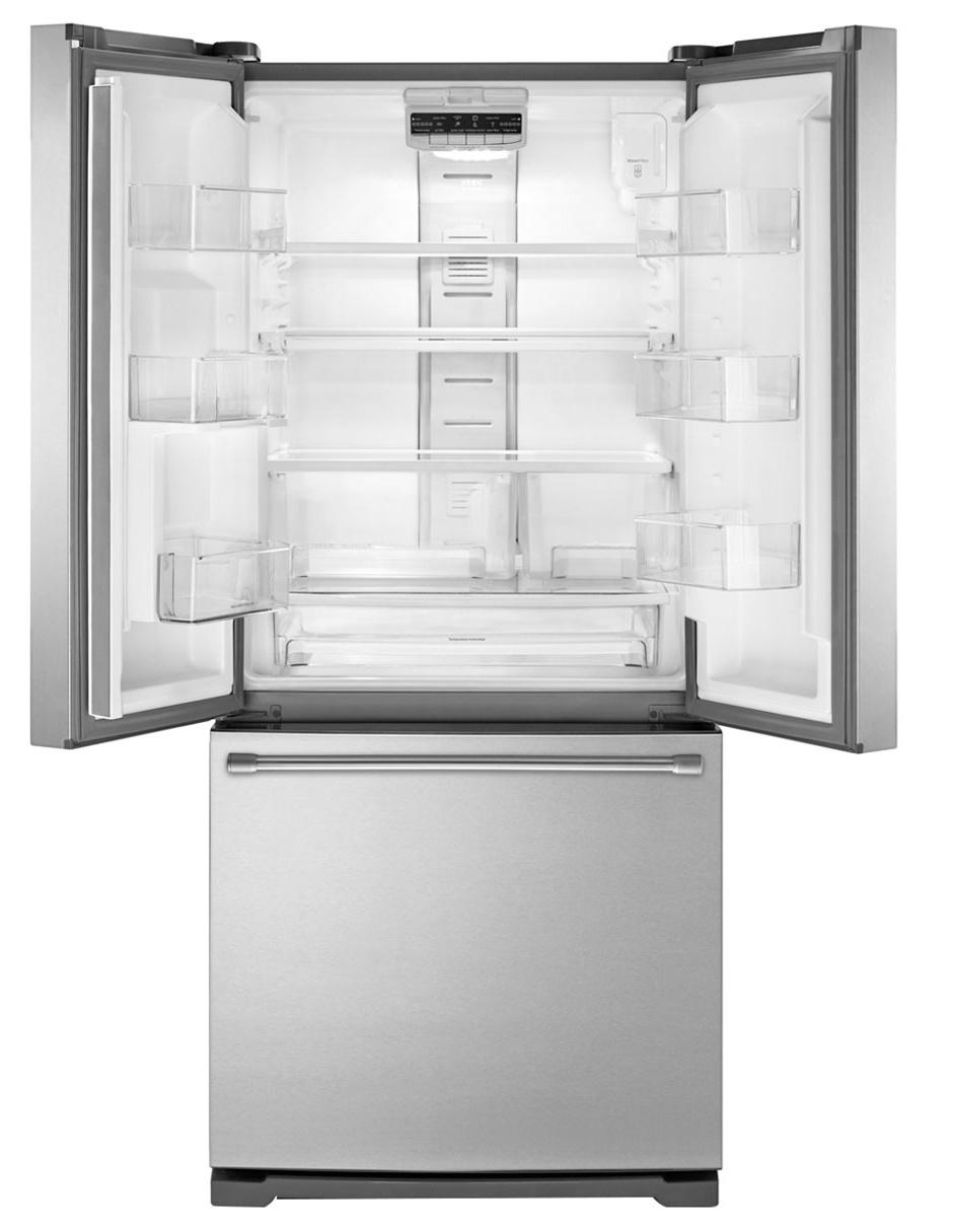Refrigerador french door Maytag 20 pies cúbicos no frost y fábrica de hielo MMFF2055ERM