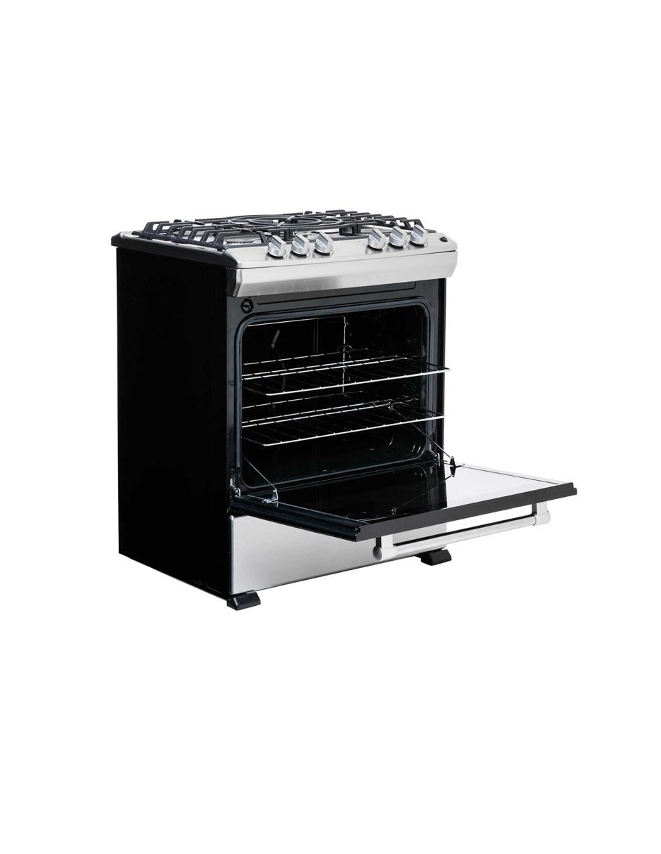 Estufa de piso a Gas LP Maytag 76 cm MF8000S de 5 quemadores