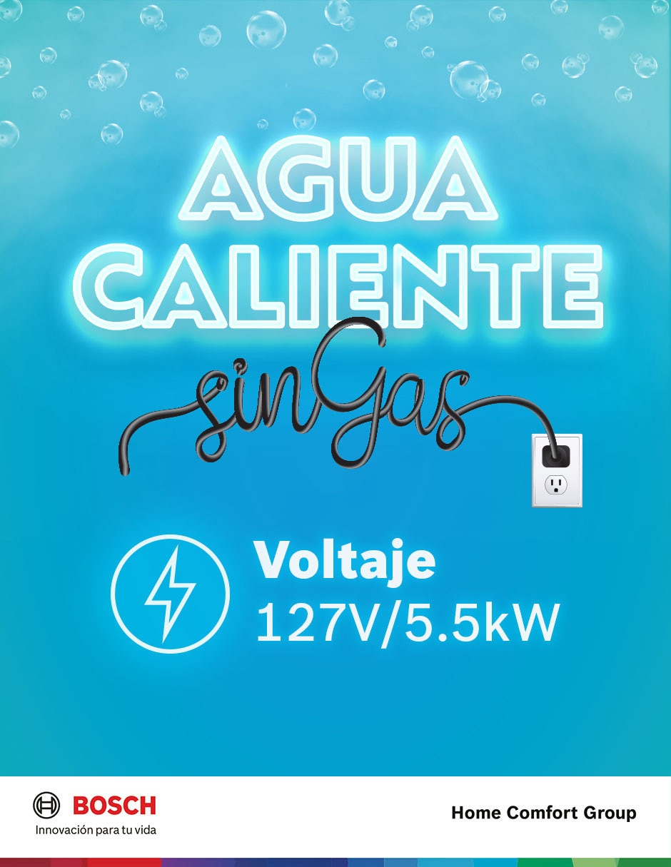 Calentador de paso REGADERA INSTANTÁNEA 5 L eléctrico 3