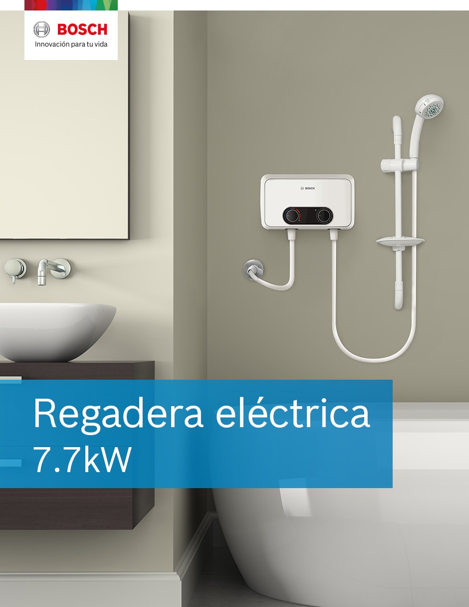 Calentador de paso Bosch Regadera instantánea