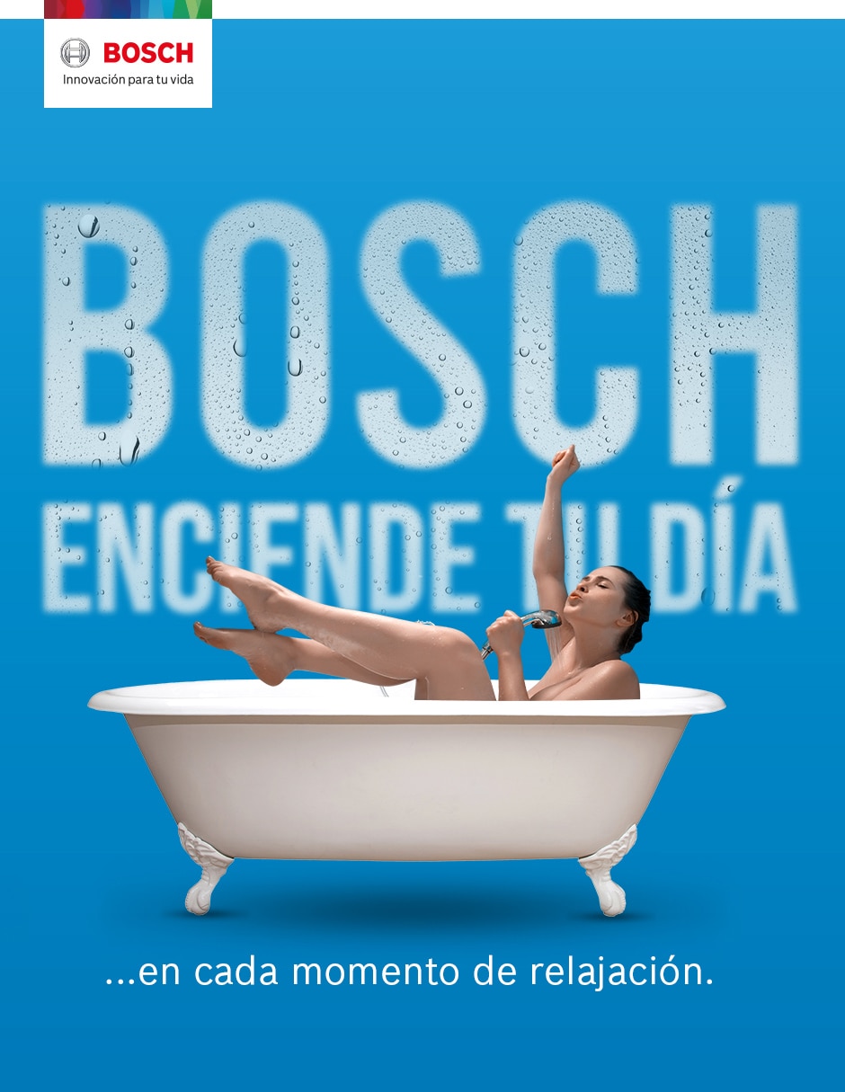 Calentador de paso Bosch Regadera instantánea