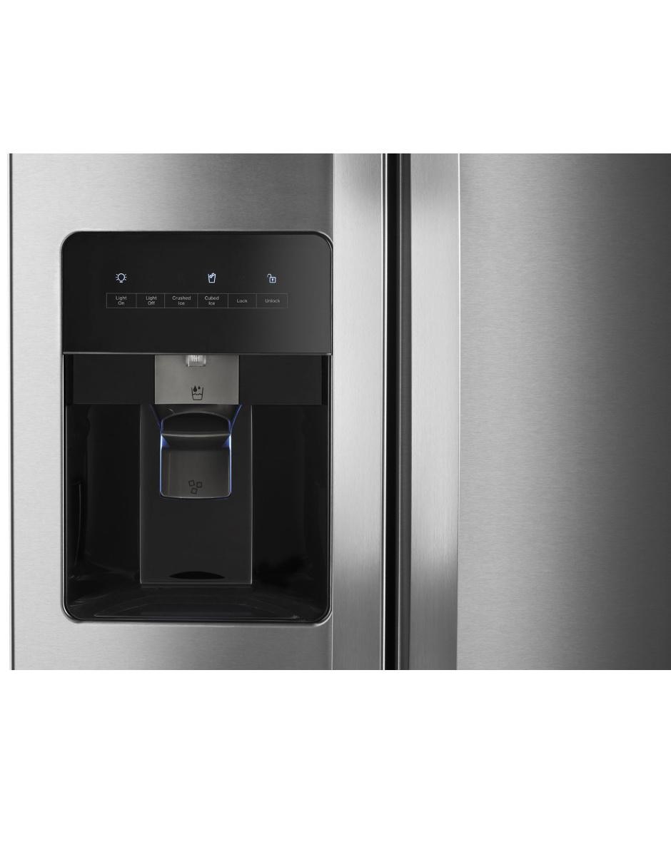Refrigerador top mount Whirlpool 25 pies cúbicos no frost y fábrica de hielo WD5620S