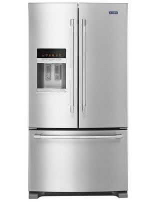 Refrigerador french door Maytag 24 pies cúbicos no frost y fábrica de hielo MFI2570FEZ