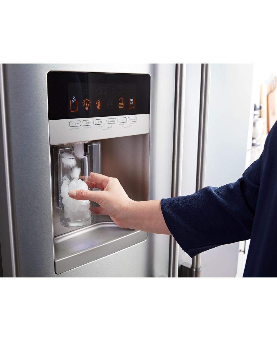 Refrigerador french door Maytag 24 pies cúbicos no frost y fábrica de hielo MFI2570FEZ