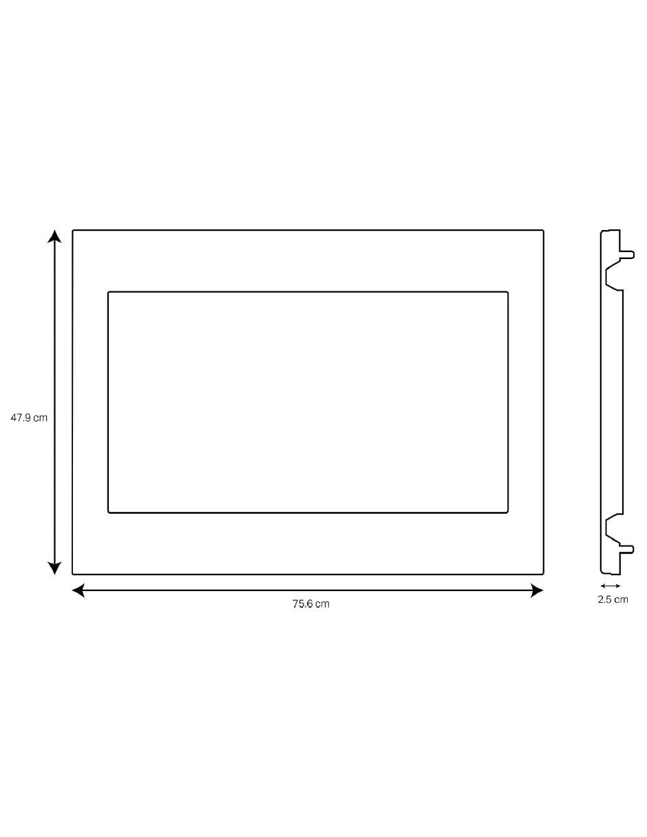 Base para horno de microondas 30 pulgadas gris acero MK2220AZ