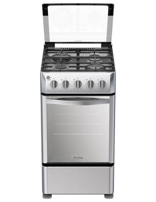 Estufa de piso a Gas LP Whirlpool 50 cm WWR7000S de 4 quemadores