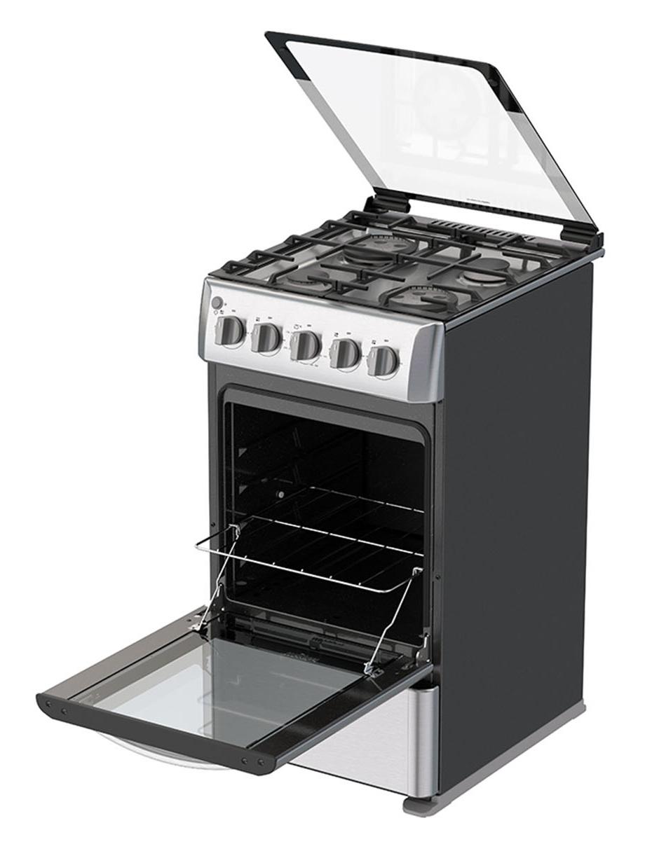 Estufa de piso a Gas LP Whirlpool 50 cm WWR7000S de 4 quemadores
