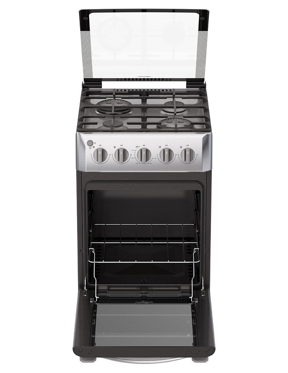 Estufa de piso a Gas LP Whirlpool 50 cm WWR7000S de 4 quemadores