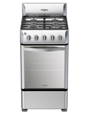 Estufa de piso a Gas LP Whirlpool 50 cm WWR5000S de 4 quemadores
