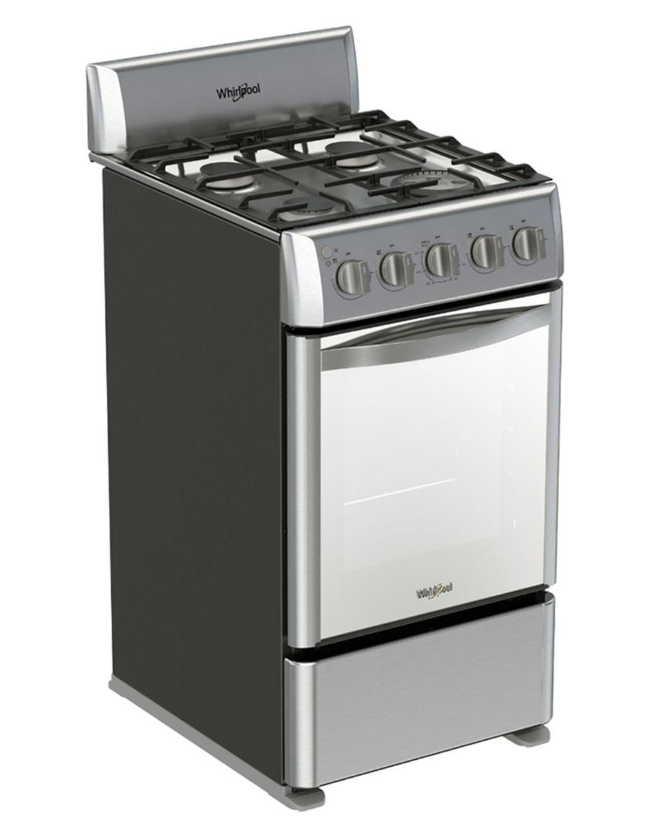 Estufa de piso a Gas LP Whirlpool 50 cm WWR5000S de 4 quemadores