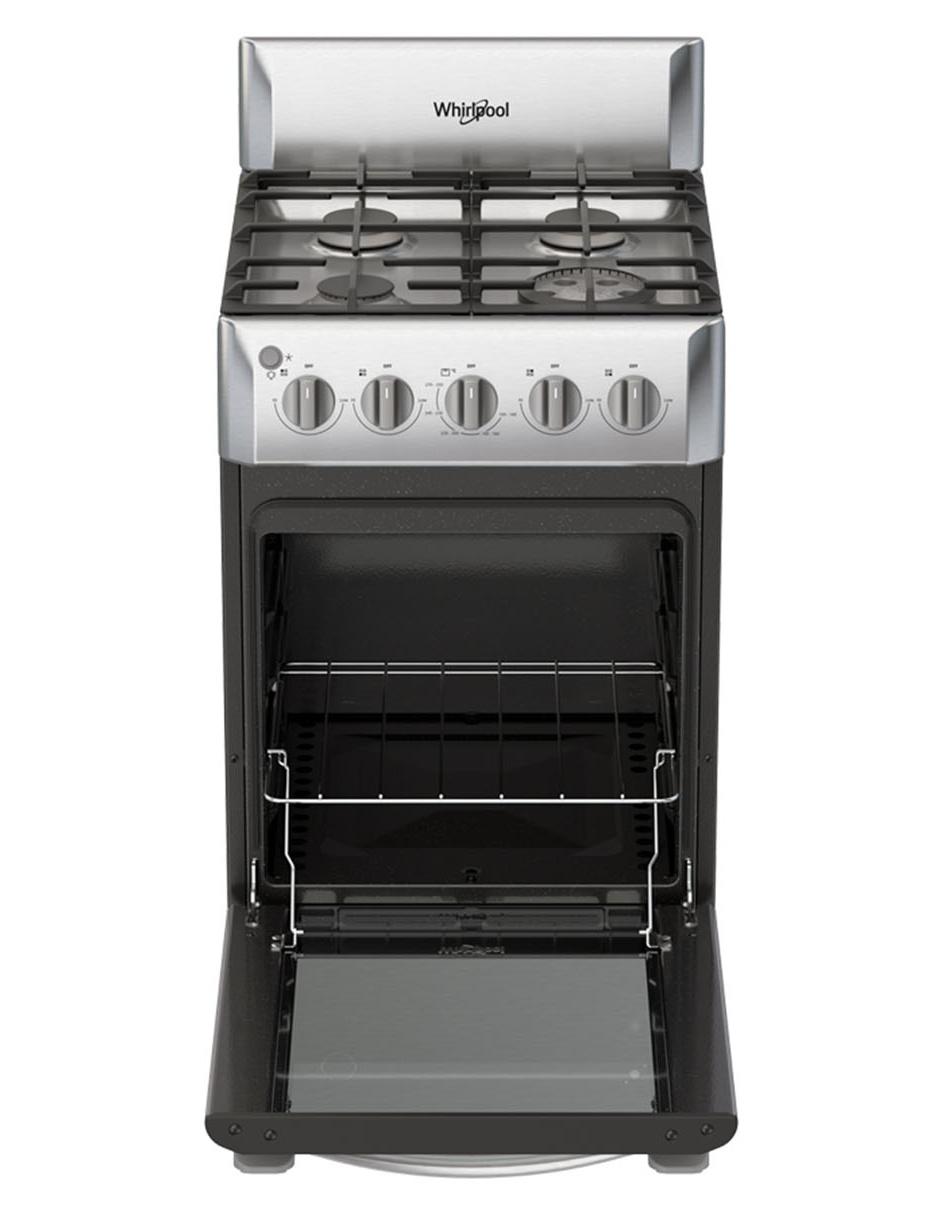 Estufa de piso a Gas LP Whirlpool 50 cm WWR5000S de 4 quemadores