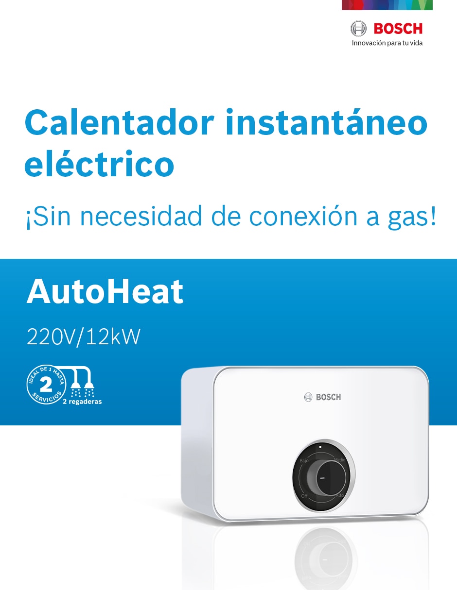 Calentador de paso autoheat 6 l eléctrico 2