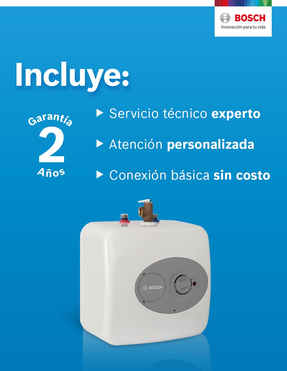 Calentador de depósito Bosch Minitanque 10 L eléctrico