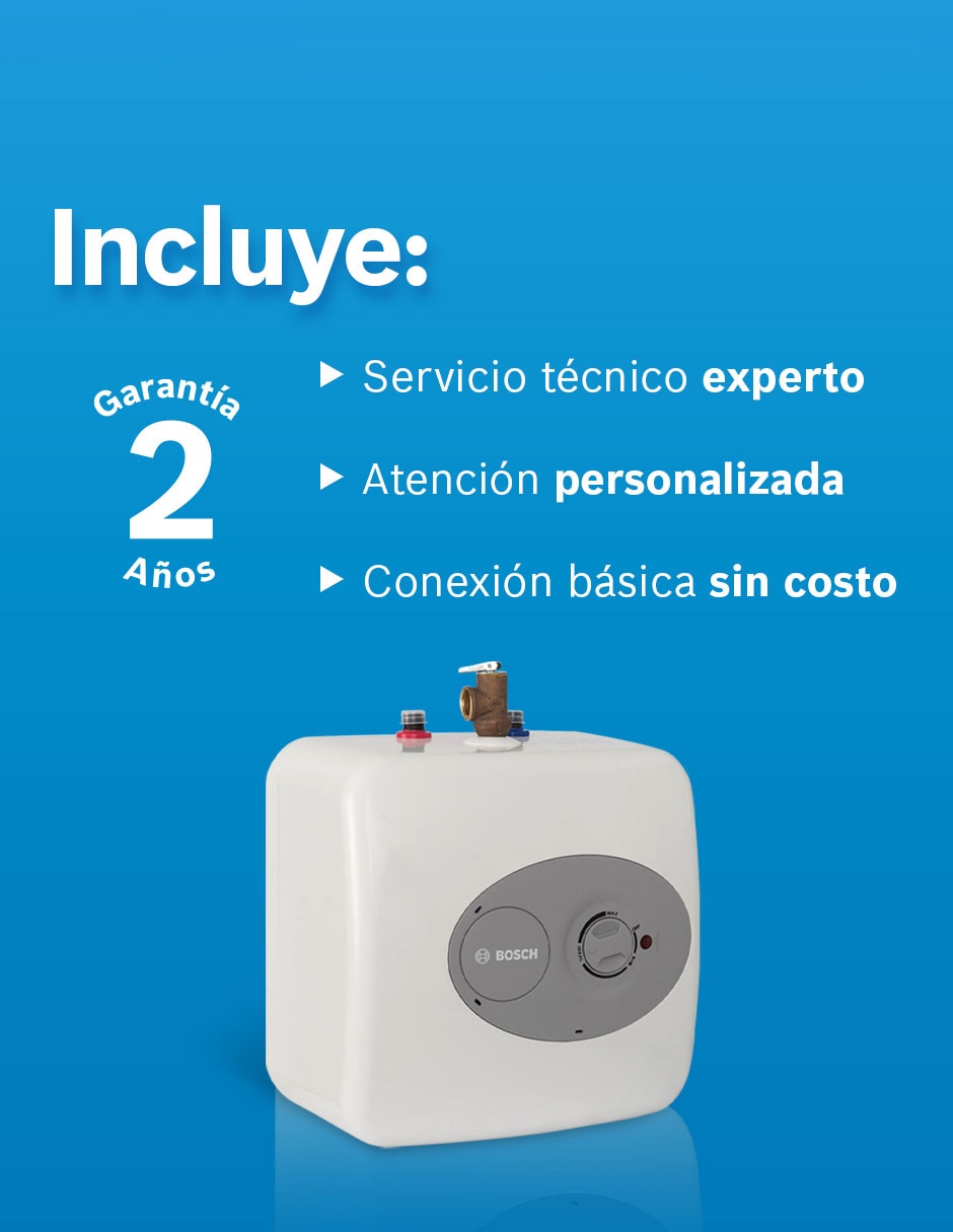 Calentador alta recuperación Bosch Minitanque 15 L eléctrico