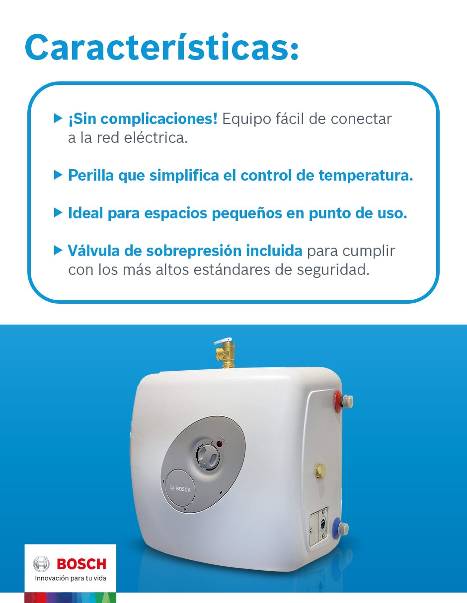 Calentador de depósito Bosch Minitanque 27 L eléctrico