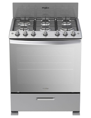 Estufa de piso a Gas LP 76 cm WFR3200D de 6 quemadores 1