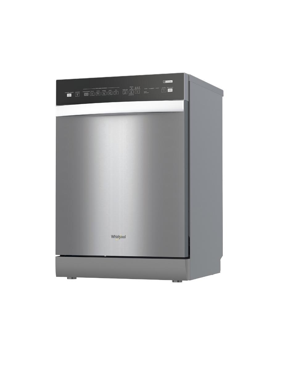 Lavavajillas de piso Whirlpool 14 servicios 7MWDF830SFGM