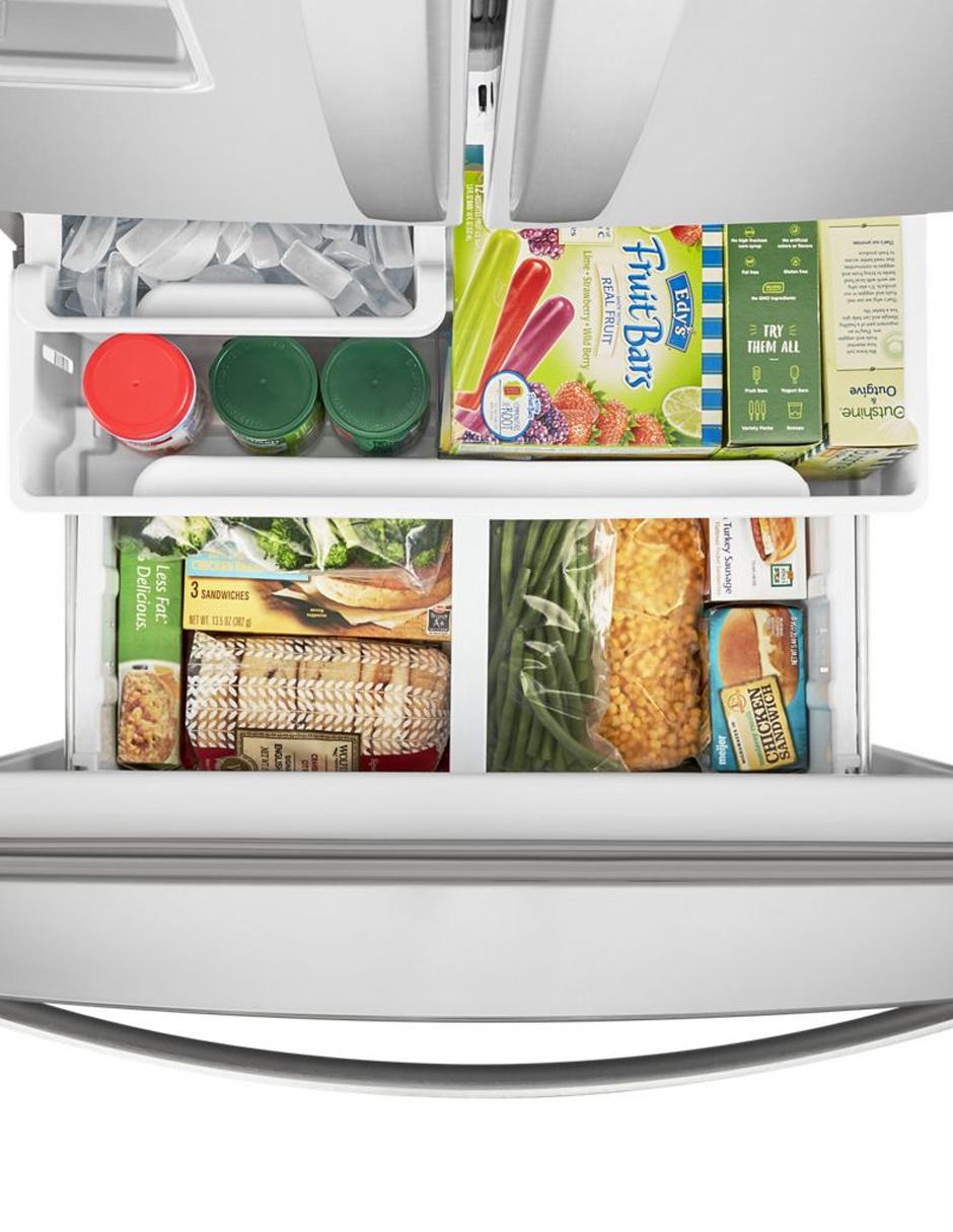 Refrigerador French door Whirlpool 20 pies tecnología no frost MWRF220SEHM