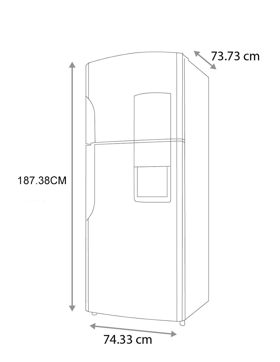 Refrigerador Top mount Sin familia o colección 18 pies cúbicos Tecnología No Frost y No RMS510ICMRP0 11