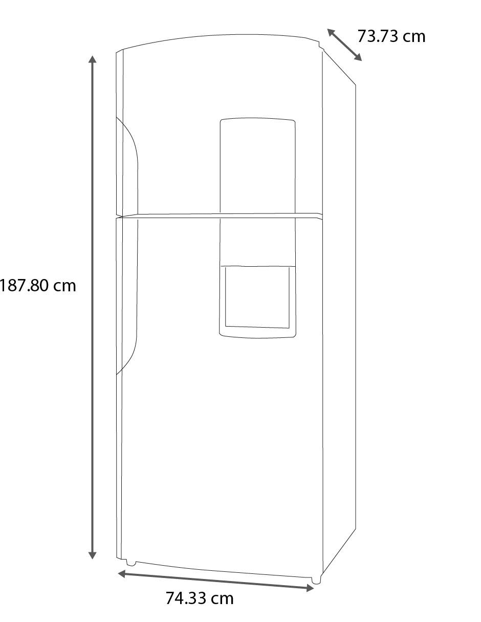 Refrigerador top mount 18 pies cúbicos fábrica de hielo RMS510ICMRX0 11