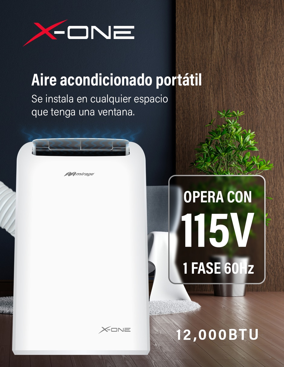 Aire acondicionado portátil frío 12000 BTU MAPS1211C 100 V 7
