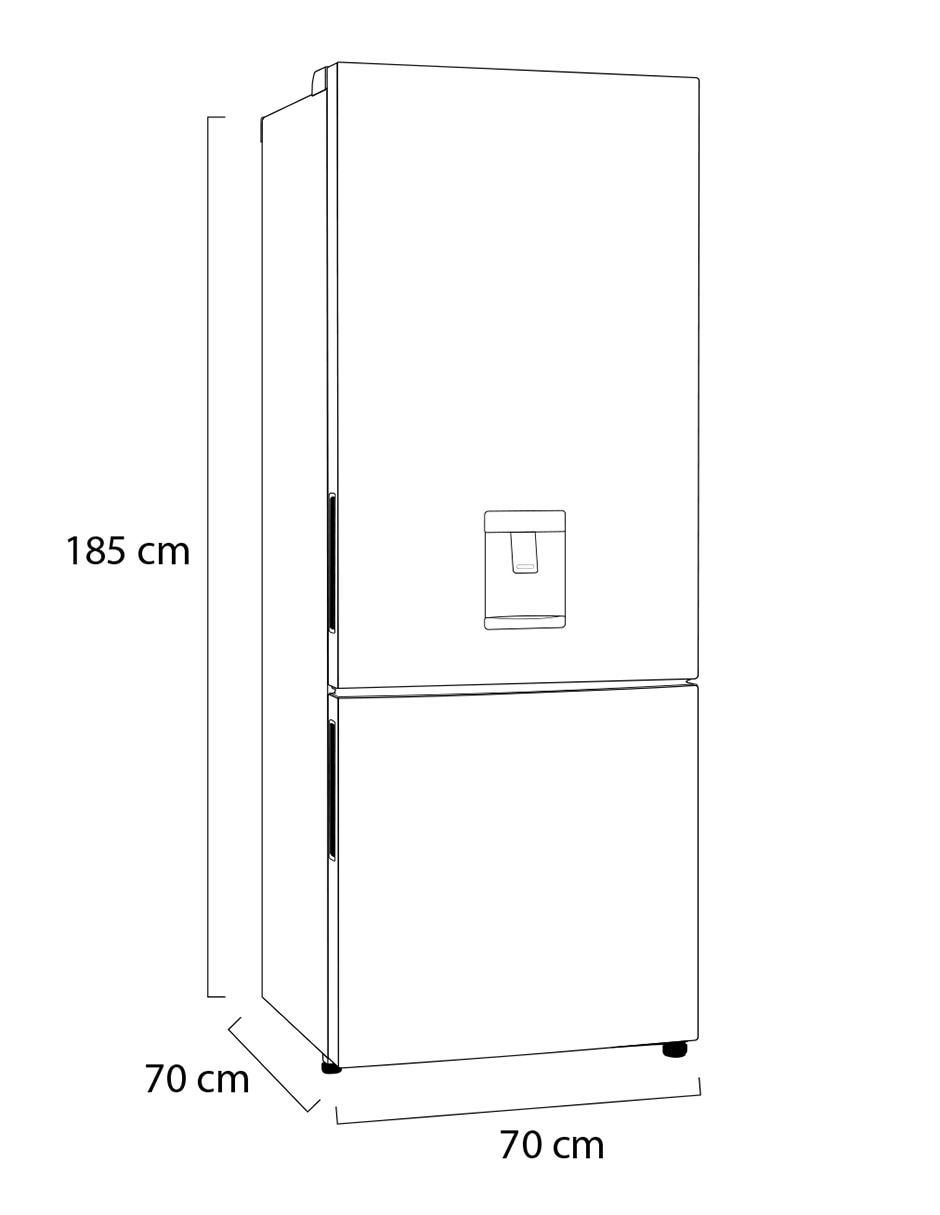 Refrigerador Top mount Lg 17 pies cúbicos inverter y no fost GB45SPT