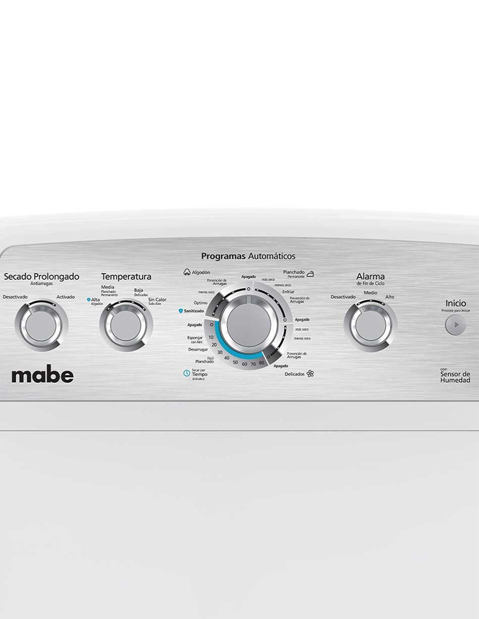 Secadora de gas lp Mabe de 22 kg con 4 ciclos SMG47N5MSBAB0