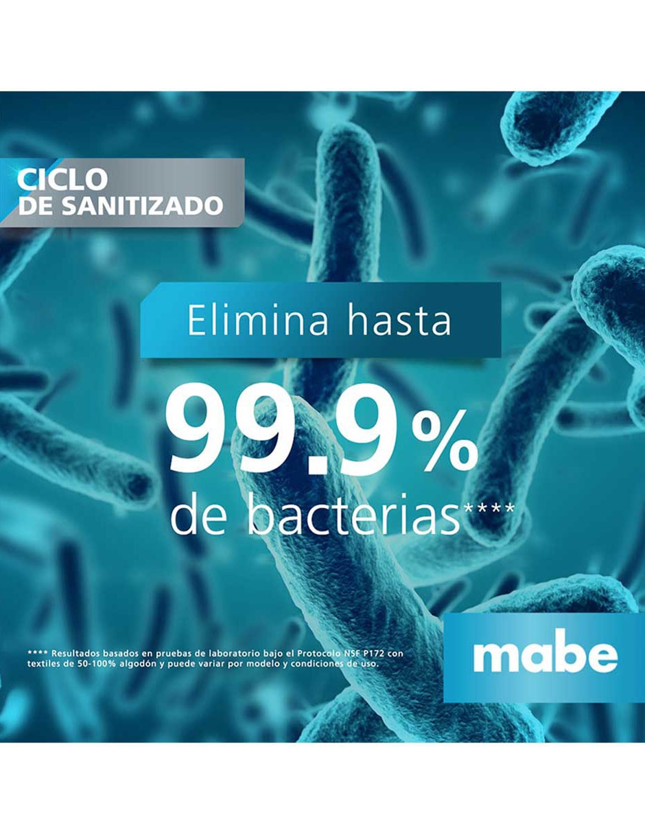 Secadora de gas lp Mabe de 22 kg con 4 ciclos SMG47N5MSBAB0