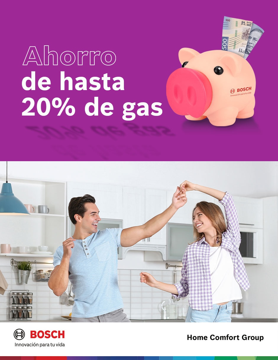 Calentador de paso Bosch RECOVERY CLIC 6 L gas natural 3