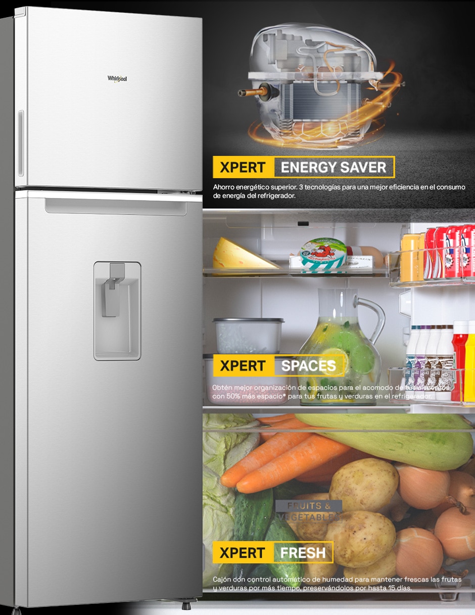 Refrigerador Top mount Sin familia o colección 14 pies cúbicos Tecnología No Frost y No WT1433A 3