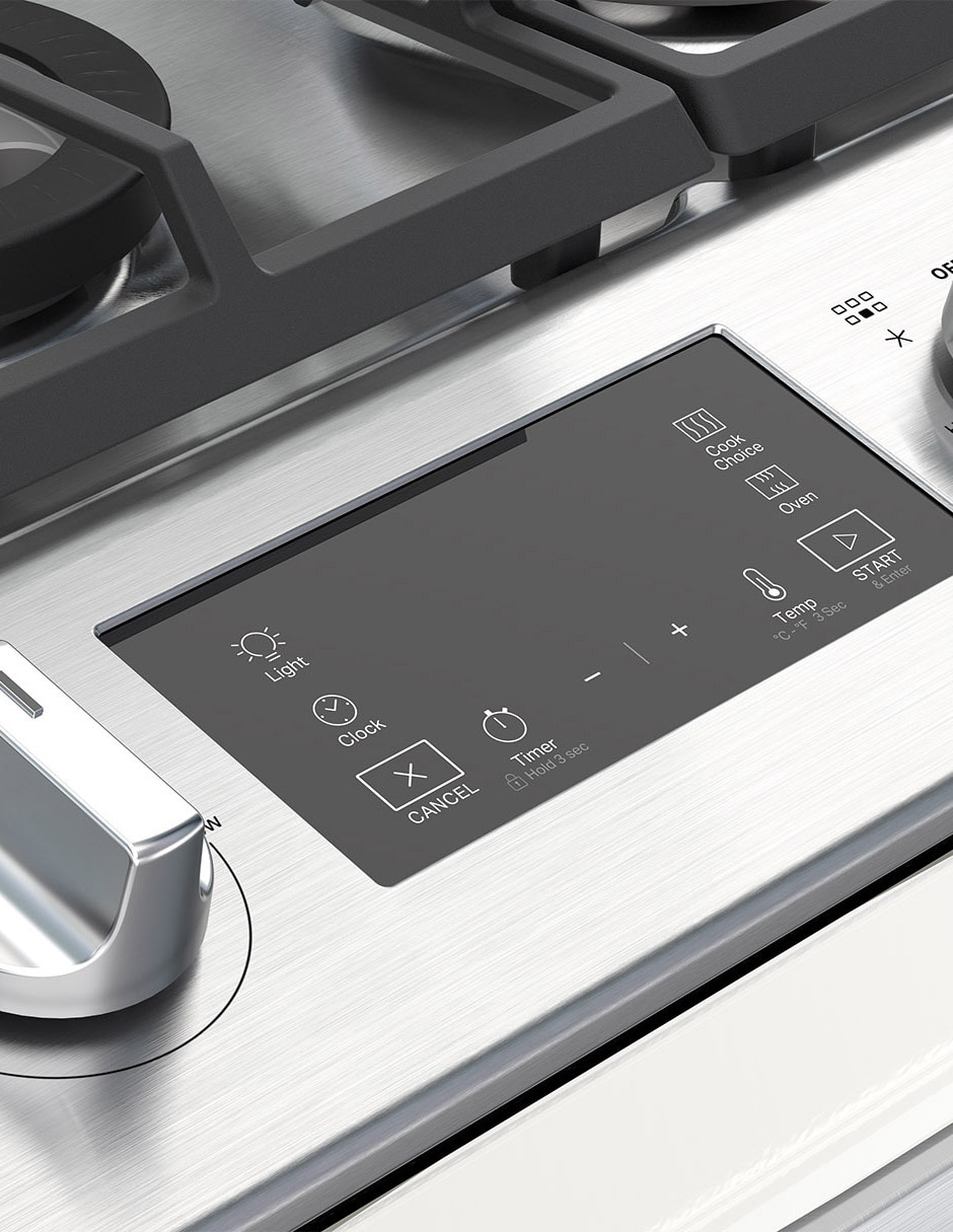 Estufa de piso a Gas LP Whirlpool 76 cm WFR7400S de 6 quemadores