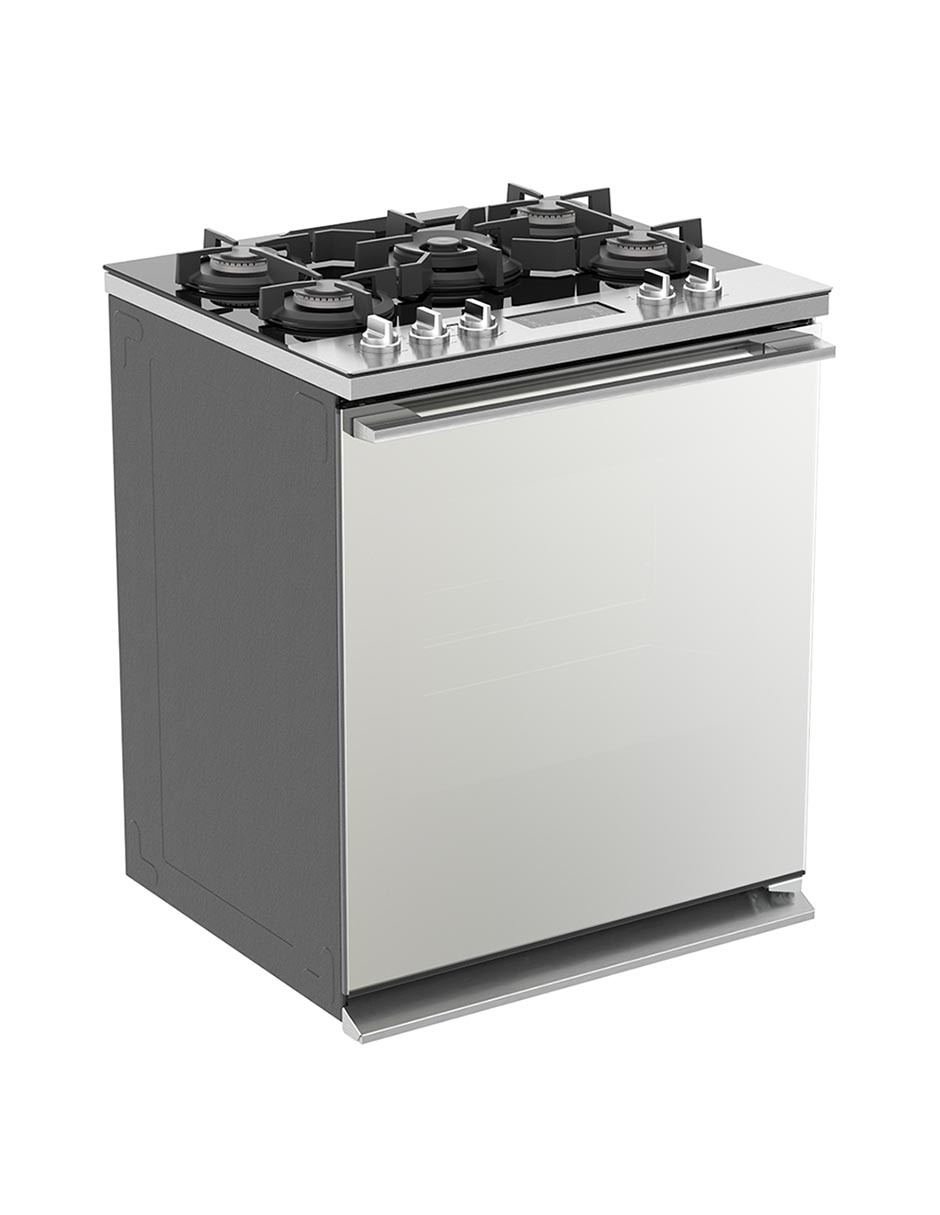 Estufa de piso a gas lp Whirlpool 76 cm WFR9100S de 5 quemadores