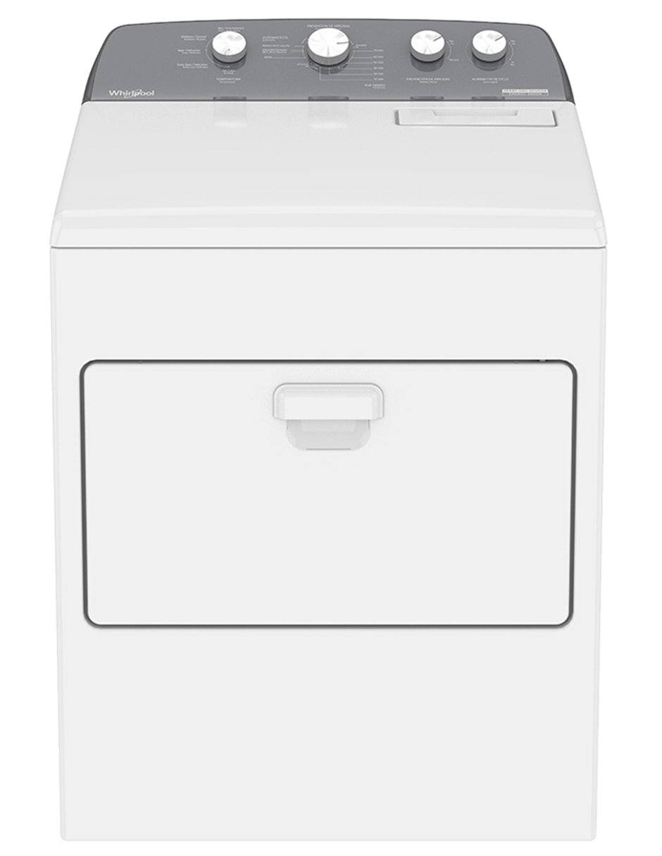 Secadora electrónica Whirlpool de 21 kg con 11 ciclos 7MWED2040JM