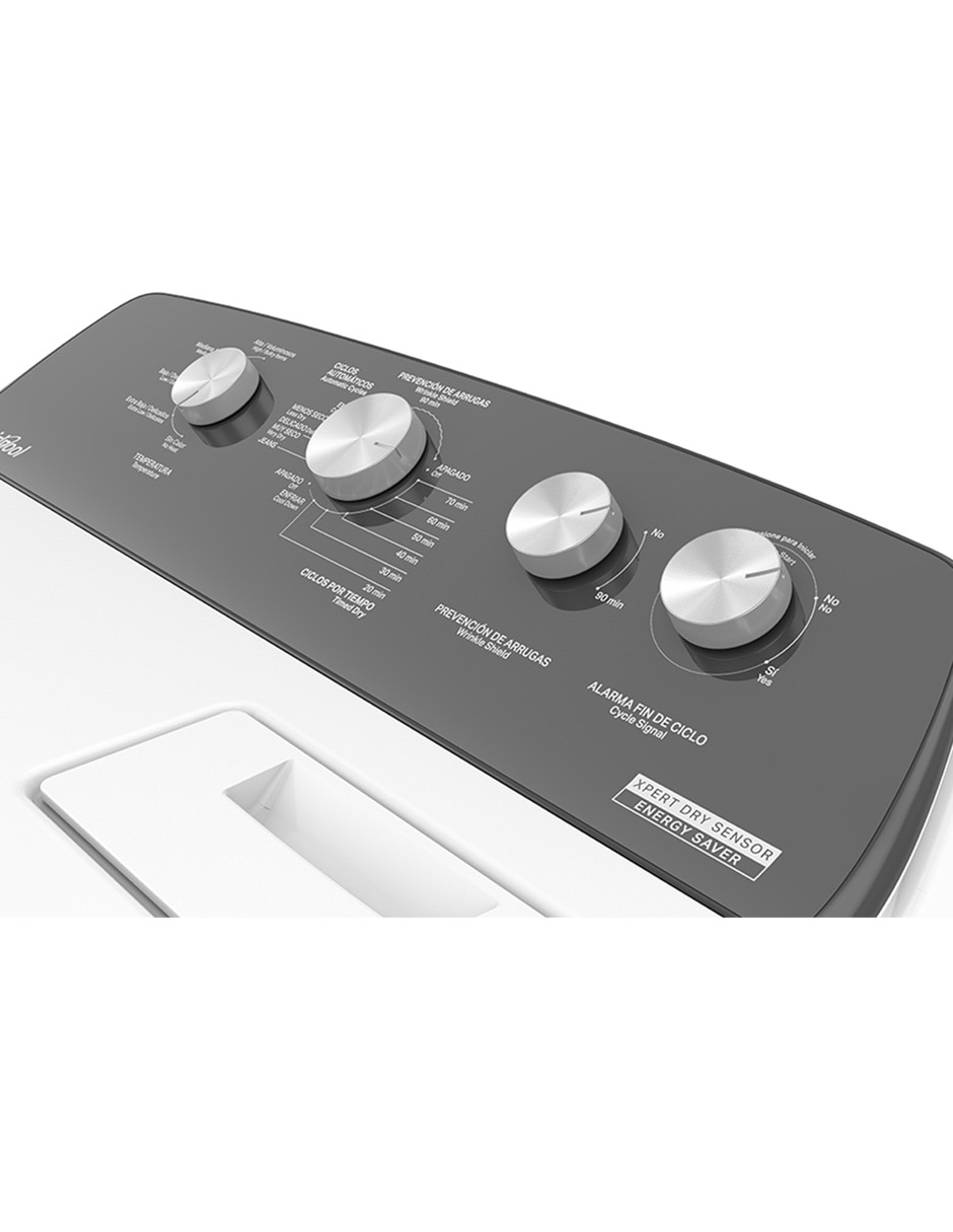 Secadora electrónica Whirlpool de 23 kg con 11 ciclos 7MWED2140JB