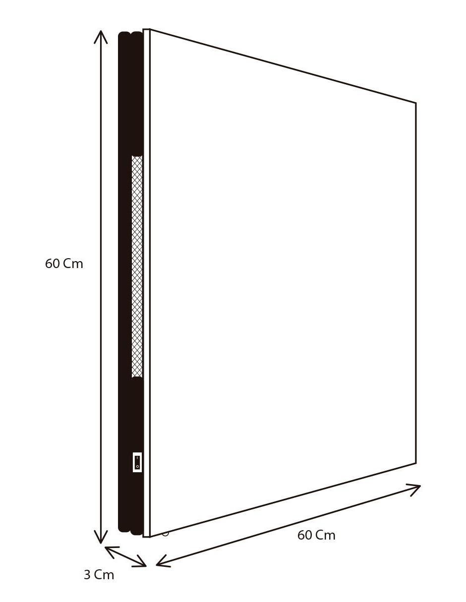 Calefactor Panel infrarrojo Jupiter60 110 V 3