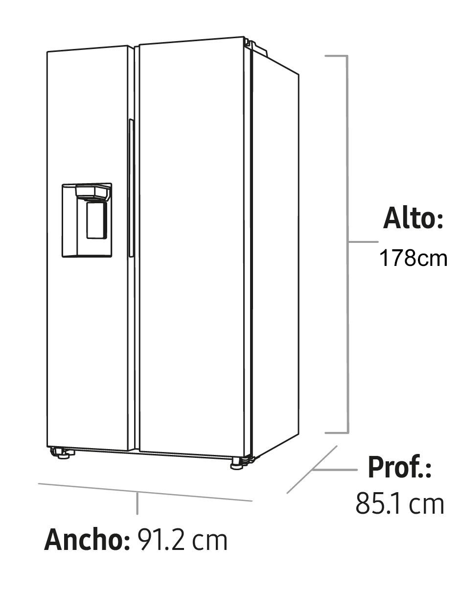 Refrigerador dúplex 27 pies cúbicos tecnología inverter y tecnología no frost RS27T5200S9/EM 11