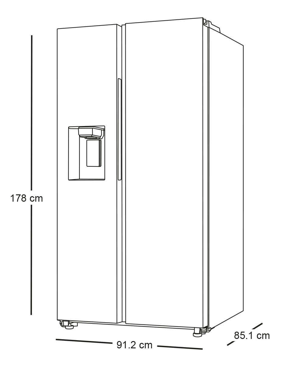 Refrigerador dúplex 27 pies cúbicos tecnología inverter y tecnología no frost RS27T5200S9/EM 12