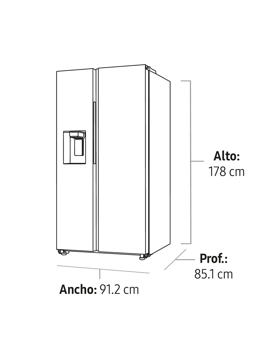 Refrigerador dúplex 27 pies cúbicos tecnología inverter y tecnología no frost RS27T5200S9/EM 12