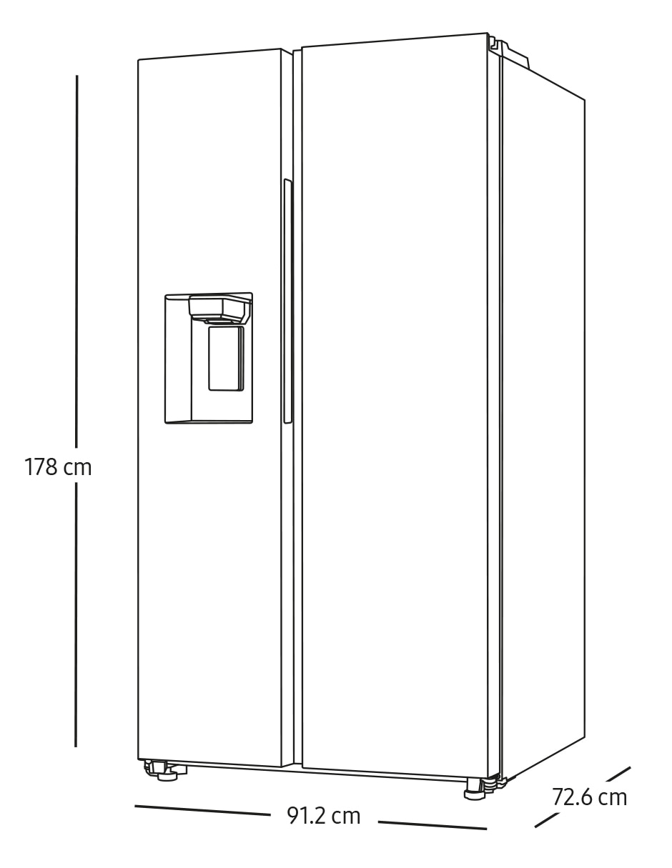 Refrigerador dúplex Samsung 22 pies cúbicos inverter no frost y fábrica de hielo RS22T5200B1/EM