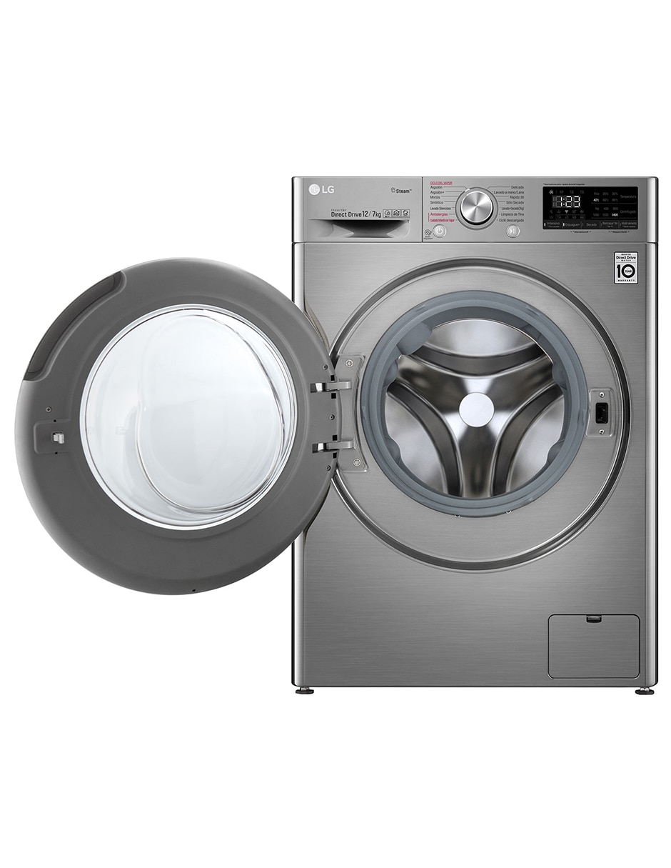 Lavasecadora Lg eléctrica 12 kg 7 kg wd12vvc4s6s