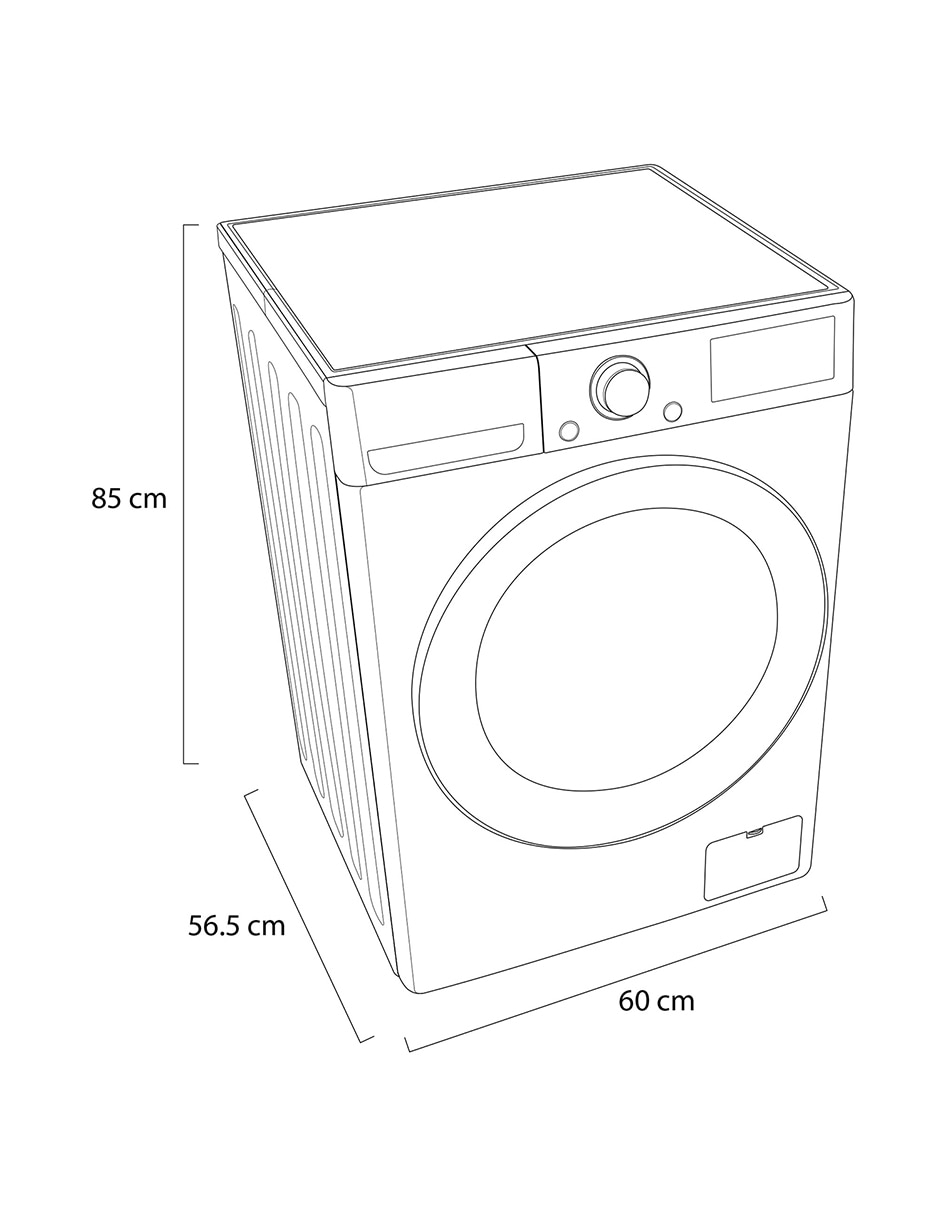 Lavasecadora eléctrico 12 kg wd12vvc4S6s 10
