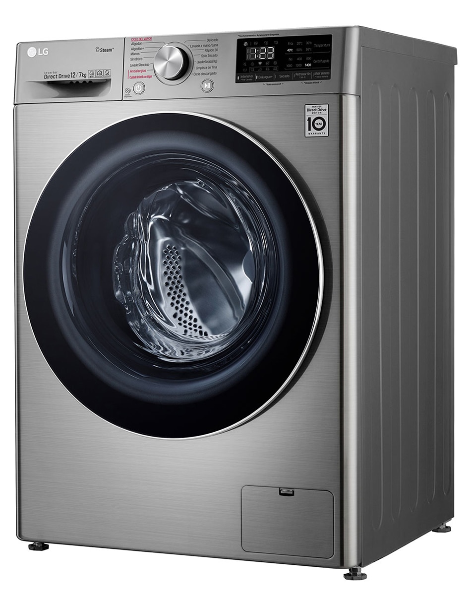 Lavasecadora Lg eléctrica 12 kg 7 kg wd12vvc4s6s