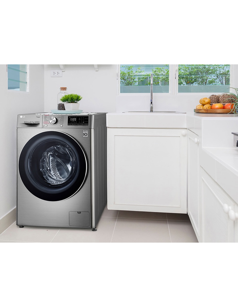 Lavasecadora Lg eléctrica 12 kg 7 kg wd12vvc4s6s
