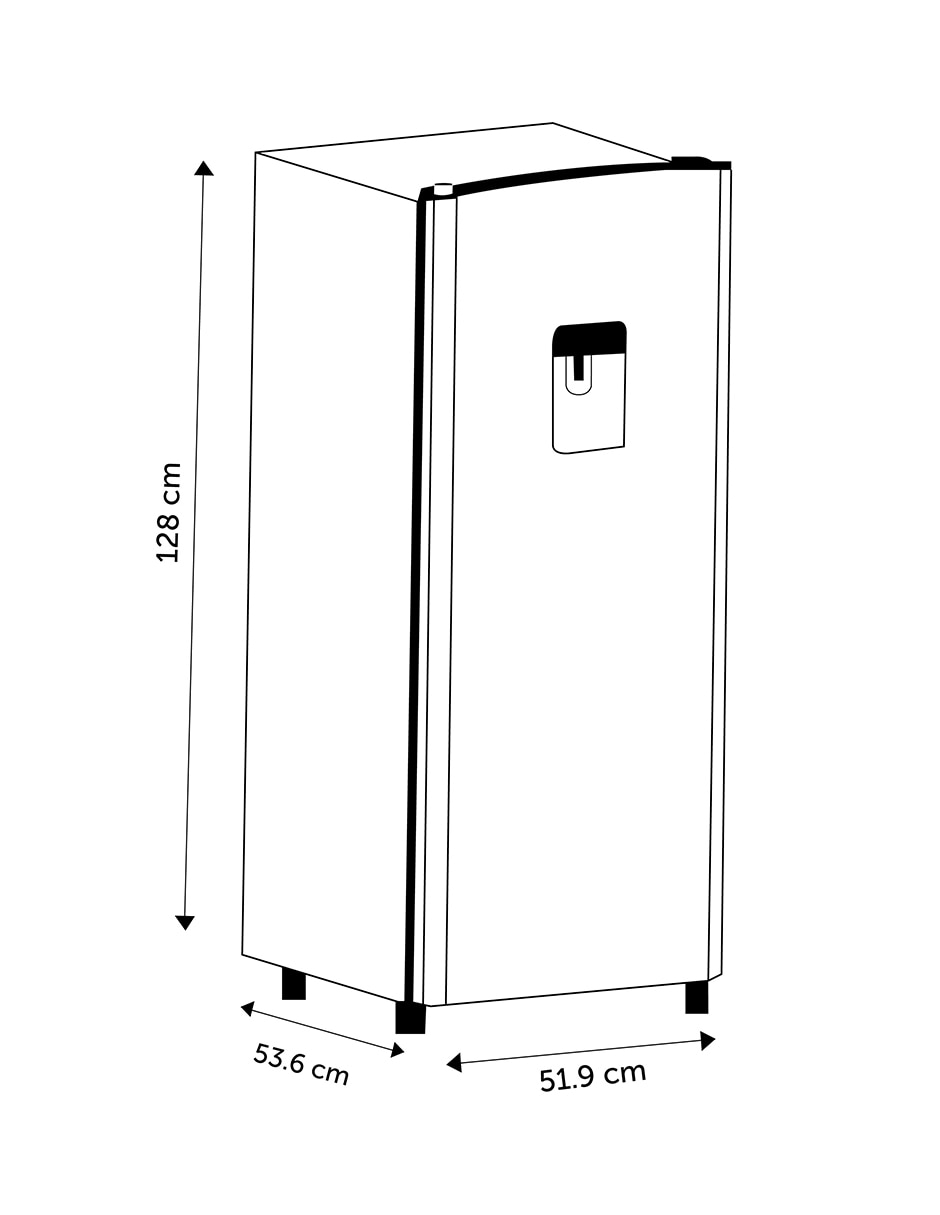 Refrigerador bottom mount 7 pies cúbicos RR63D6WBX 6