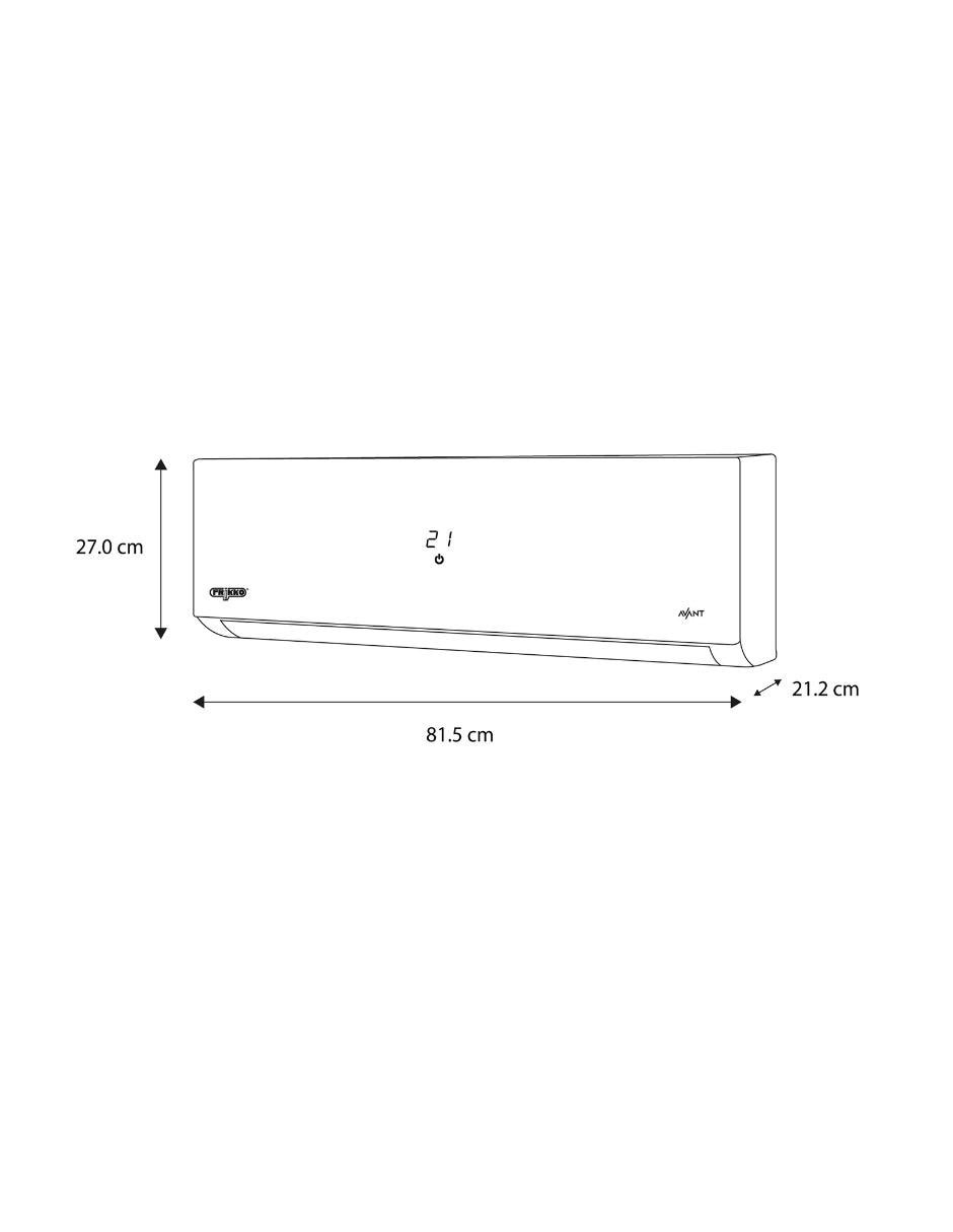 Aire acondicionado mini split Frío 121CA 100 V 6