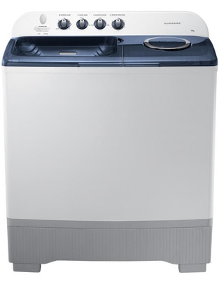 Lavadora doble tina Samsung 18 kg semiautomática carga superior wt18k5200mb/ax