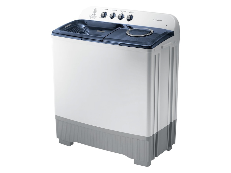 Lavadora doble tina Samsung 18 kg semiautomática carga superior wt18k5200mb/ax