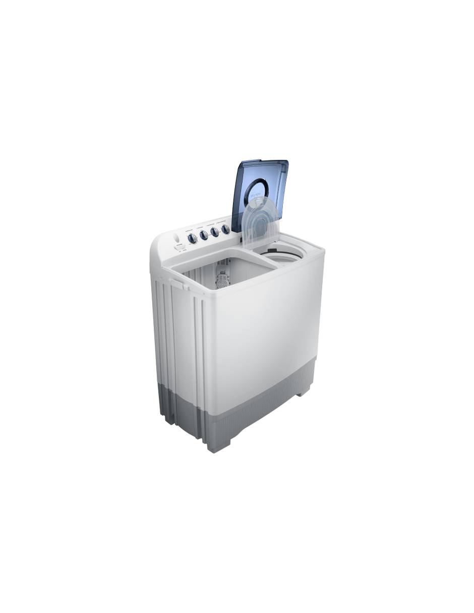Lavadora doble tina Samsung 18 kg semiautomática carga superior wt18k5200mb/ax